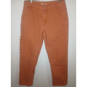 Wonder Nation Big Girls Burnt Orange Size 2x 18 Cargo Pocket Jeans